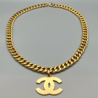 CHANEL (シャネル) ヴィンテージ デカココ ココマーク ロングチェーン ネックレス