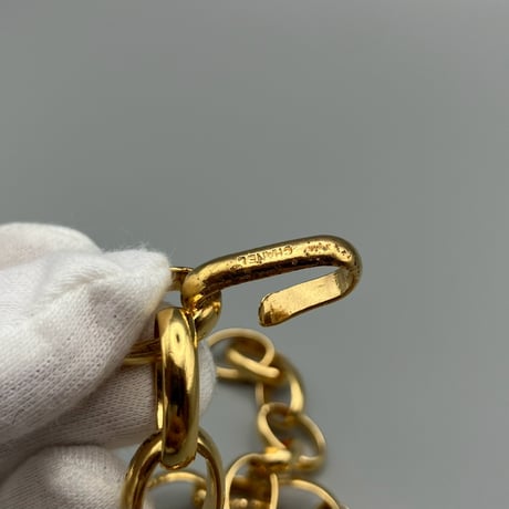 CHANEL (シャネル) ヴィンテージ ロゴ ラウンド ネックレス