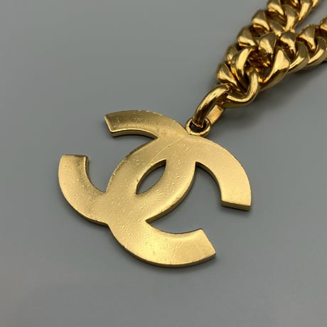CHANEL (シャネル) ヴィンテージ デカココ ココマーク ロングチェーン ネックレス
