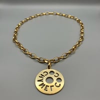CHANEL (シャネル) ヴィンテージ ラウンド ロゴ ネックレス