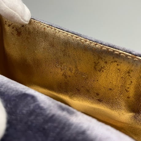 CHANEL (シャネル) ヴィンテージ ベロア ベルベット ターンロック ココマーク ミニハンドバッグ