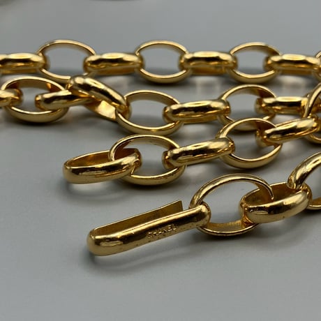 CHANEL (シャネル) ヴィンテージ ラウンド ロゴ ネックレス