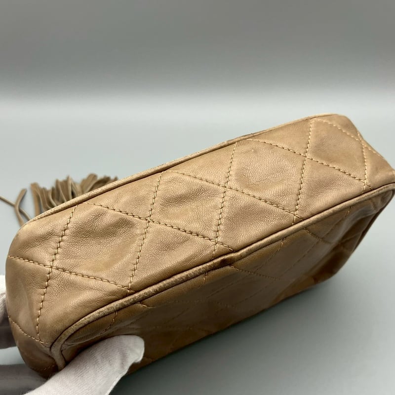 CHANEL　クラッチバッグ　マトラッセ 　ヴィンテージ CHANEL (シャネル) ヴィンテージ マトラッセ フリンジ クラッチバッグ