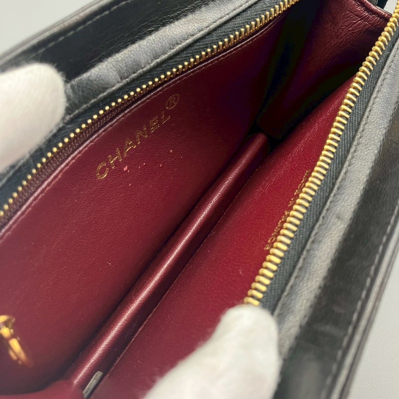 CHANEL (シャネル) ヴィンテージ ターンロック ココマーク レザー