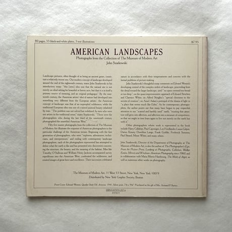 American Landscapes / John Szarkowski