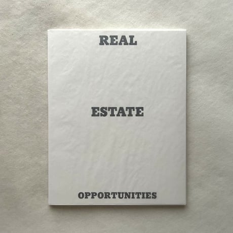 Real Estate Opportunities / ホンマタカシ