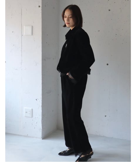 Velvet 3WAY Lace Jacket【BLACK】