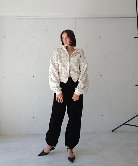 rizotto Big Hood Sweat Parker【original flower】