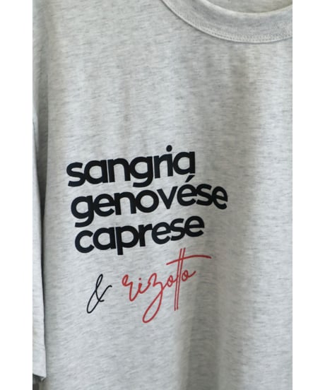 rizotto BIG T【ITALIAN MENU】※Light Gray