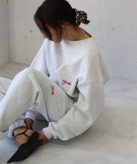 rizotto Volume Sweat Pants【Light Gray】