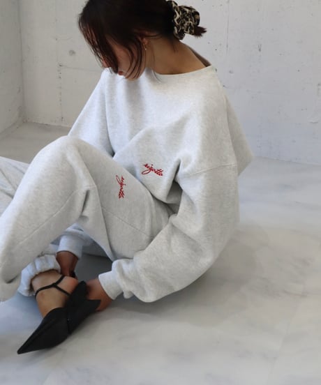 rizotto Volume Sweat Pullover【Light Gray】