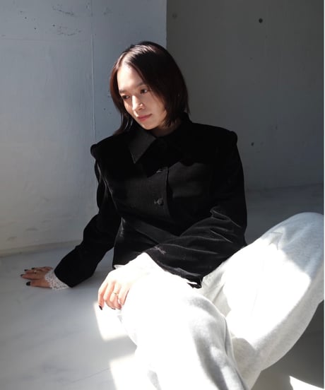 Velvet 3WAY Lace Jacket【BLACK】