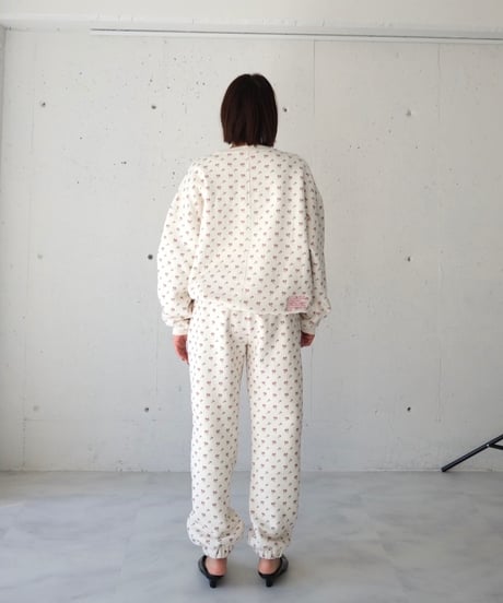 rizotto Volume Sweat Pants【original flower】