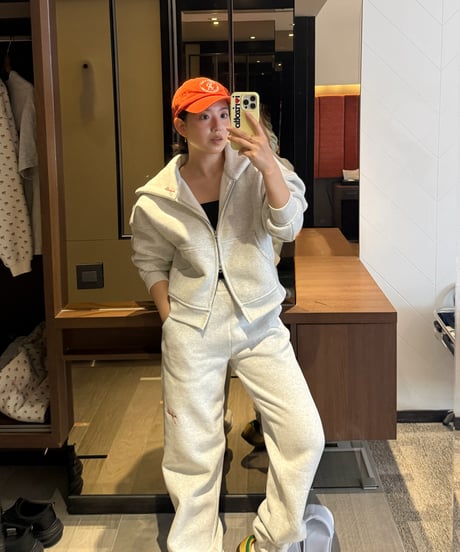 rizotto Volume Sweat Pants【Light Gray】