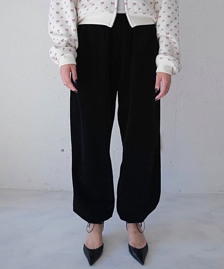 Velvet 4WAY Lace Pants【BLACK】