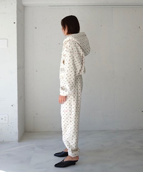 rizotto Volume Sweat Pants【original flower】