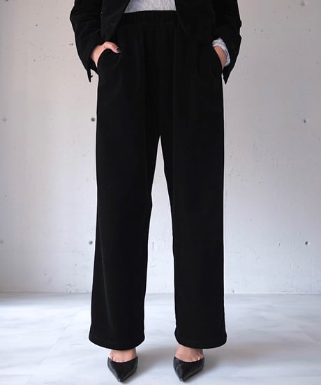 Velvet 4WAY Lace Pants【BLACK】