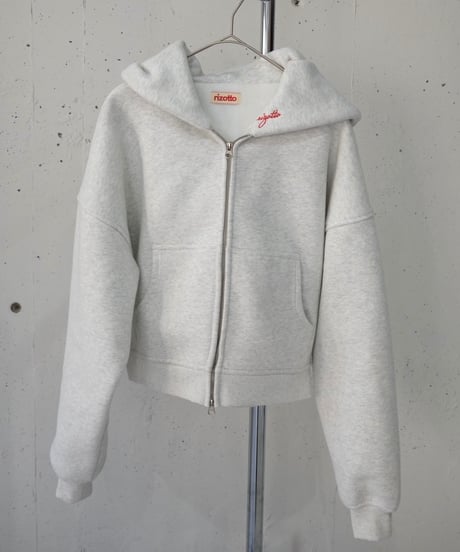 rizotto Big Hood Volume Sweat Parker【Light Gray】