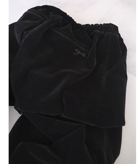 Velvet 4WAY Lace Pants【BLACK】