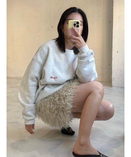 rizotto Volume Sweat Pullover【Light Gray】