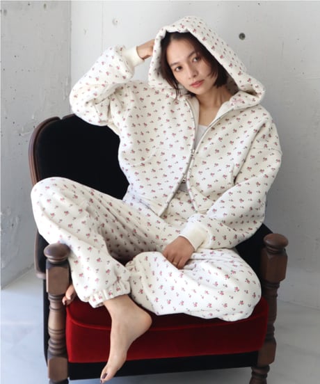 rizotto Big Hood Sweat Parker【original flower】
