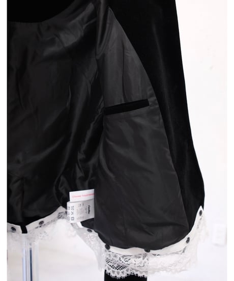 Velvet 3WAY Lace Jacket【BLACK】