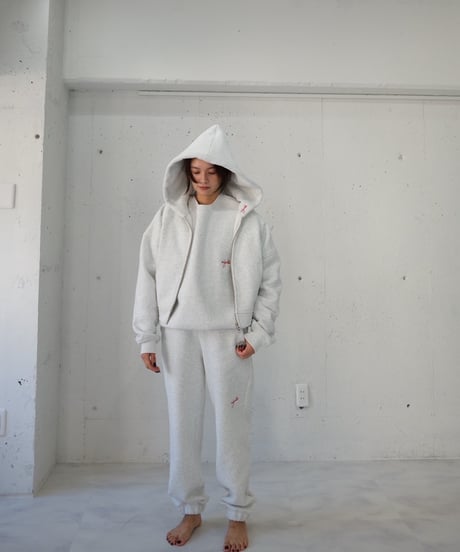 rizotto Volume Sweat Pants【Light Gray】