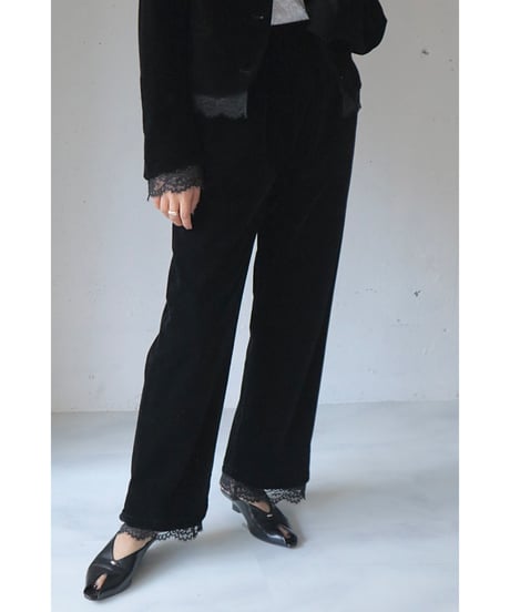 Velvet 3WAY Lace Jacket【BLACK】