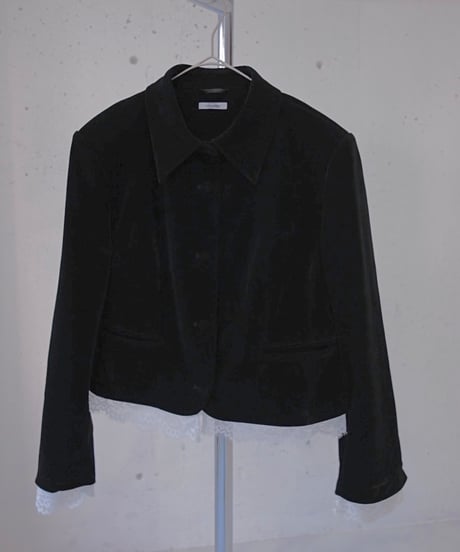 Velvet 3WAY Lace Jacket【BLACK】