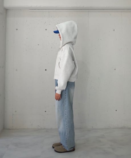 rizotto Big Hood Volume Sweat Parker【Light Gray】