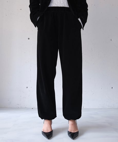 Velvet 4WAY Lace Pants【BLACK】