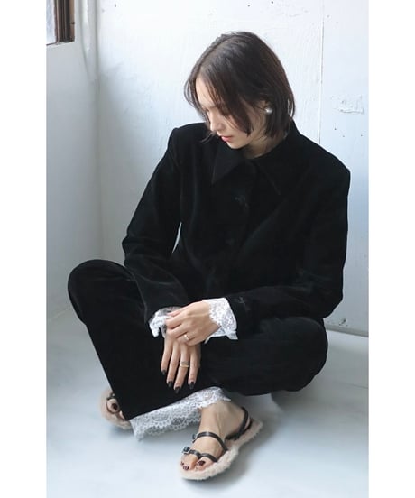 Velvet 3WAY Lace Jacket【BLACK】