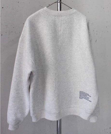 rizotto Volume Sweat Pullover【Light Gray】