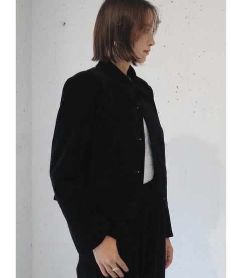 Velvet 3WAY Lace Jacket【BLACK】