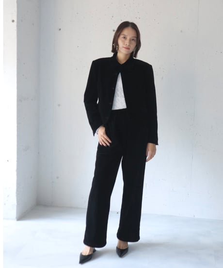 Velvet 4WAY Lace Pants【BLACK】