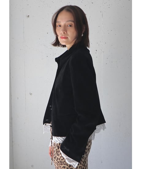 Velvet 3WAY Lace Jacket【BLACK】