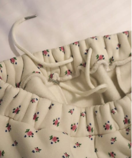 rizotto Volume Sweat Pants【original flower】