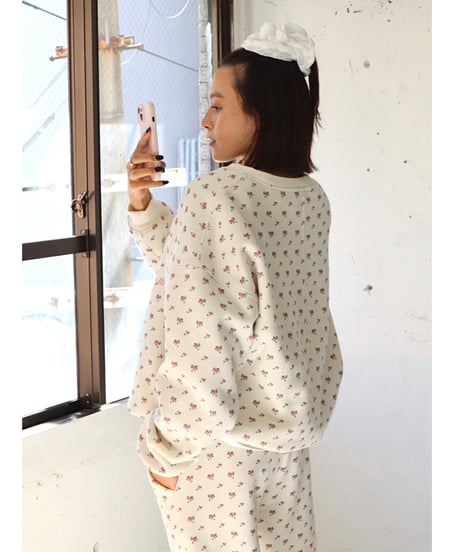 rizotto Volume Sweat Pullover【original flower】
