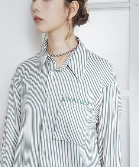 one mile wear  stripe shirt