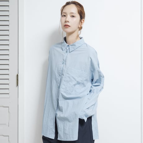 Tulle Blouse light blue
