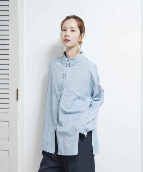 Tulle Blouse light blue