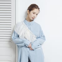 Tulle Blouse light blue