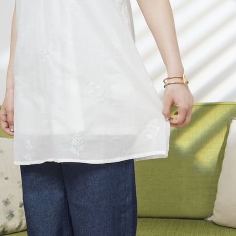 Embroidered Tunic Dress