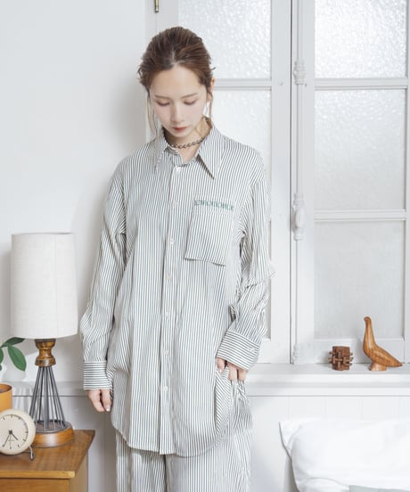 one mile wear  stripe shirt