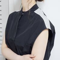 Line Vest Jacket black