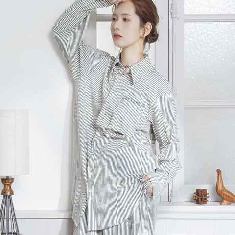 one mile wear  stripe shirt