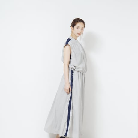 Line Vest Jacket gray