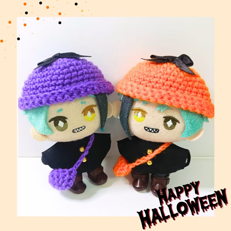 ぬい服 10cm マスコット ハロウィン 洋服セット オーダーページ 10cmぬい服 ハロウィンセット2026～ブラック中心～ | takoyuka