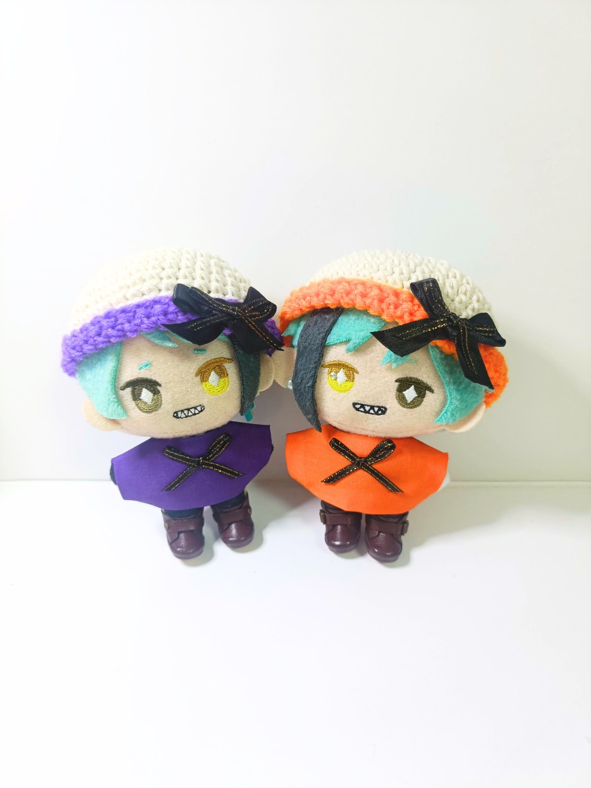 ゆっきー　ぬい　衣装　オレンジ　緑 10cmぬい服 ハロウィンコーデセット2026 | takoyuka