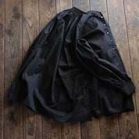 SP (エシュペー) / CHURCH SMOCK SHIRT / BLACK